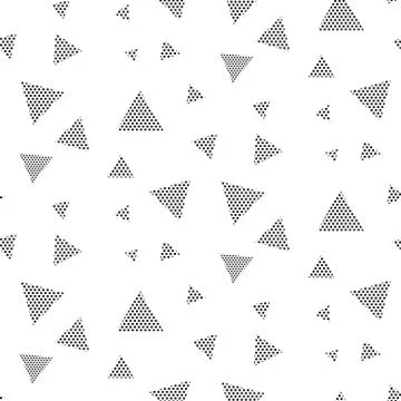 Triangle dotted geometric pattern イラスト素材