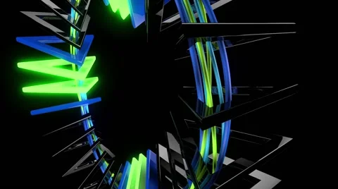Triangle Dynamo Loop 10 Stock-Footage 59187196