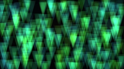 Triangle emerald green bokeh animation Видео 276598372