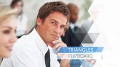 Triangle Flipboard - After Effects Template Stock After Effects