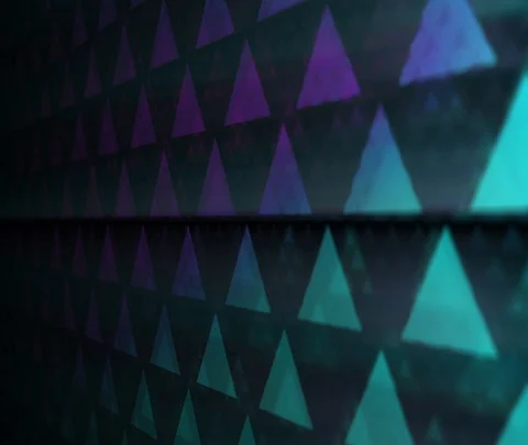 Triangle flow Stock Footage 88413216