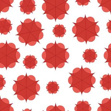 Triangle flower Stock Illustration