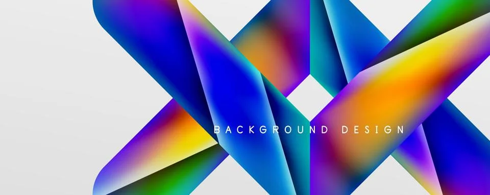 Triangle fluid color gradient abstract background. Vector Illustration For Stock Illustration