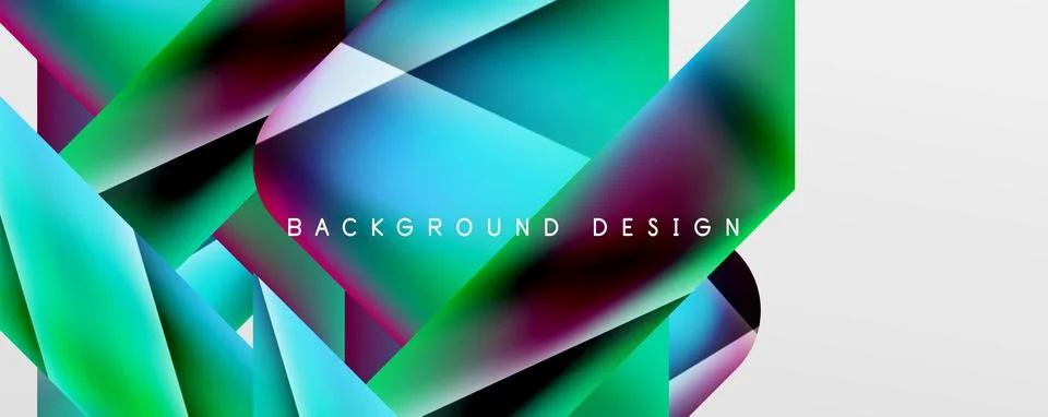 Triangle fluid color gradient abstract background. Vector Illustration For Stock Illustration