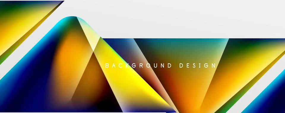 Triangle fluid color gradient abstract background. Vector Illustration For Stock Illustration