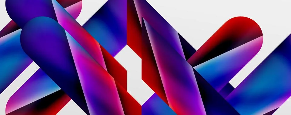 Triangle fluid color gradient abstract background. Vector Illustration For Stock Illustration