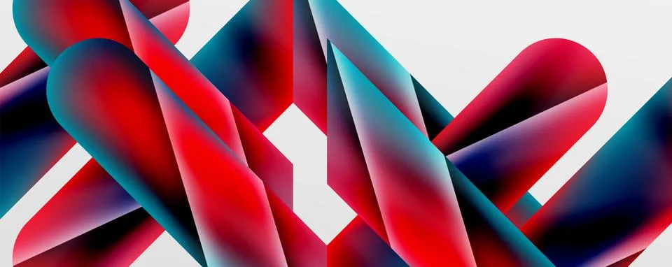Triangle fluid color gradient abstract background. Vector Illustration For Stock Illustration