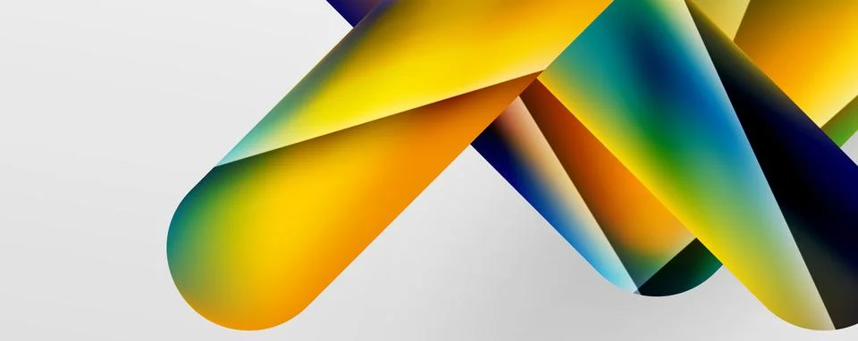 Triangle fluid color gradient abstract background. Vector Illustration For Stock Illustration