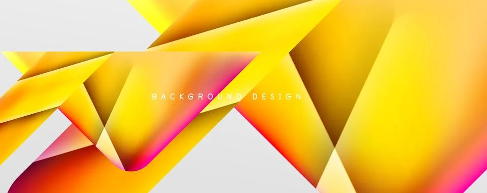Triangle fluid color gradient abstract background. Vector Illustration For Stock Illustration