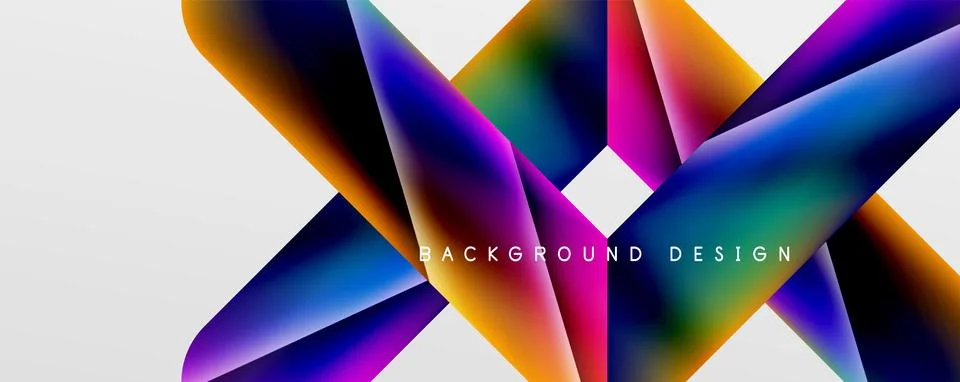 Triangle fluid color gradient abstract background. Vector Illustration For Stock Illustration