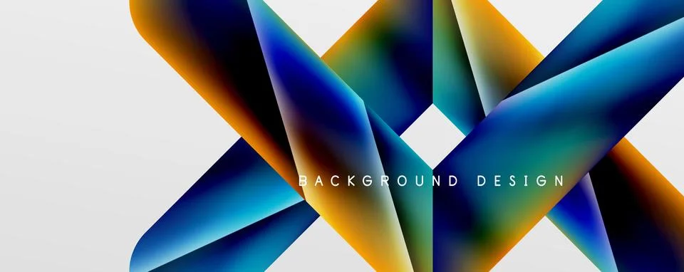 Triangle fluid color gradient abstract background. Vector Illustration For Stock Illustration