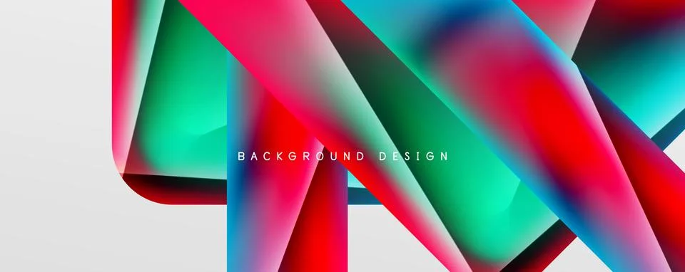 Triangle fluid color gradient abstract background. Vector Illustration For Stock Illustration