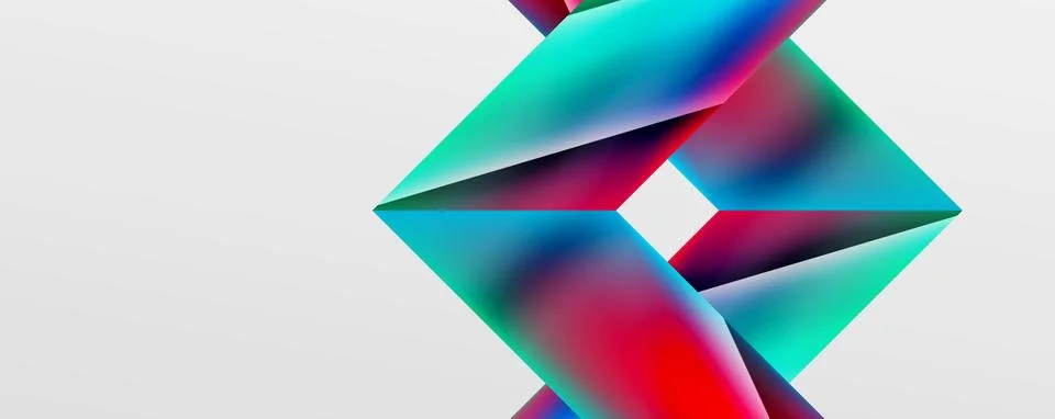 Triangle fluid color gradient abstract background. Vector Illustration For Stock Illustration