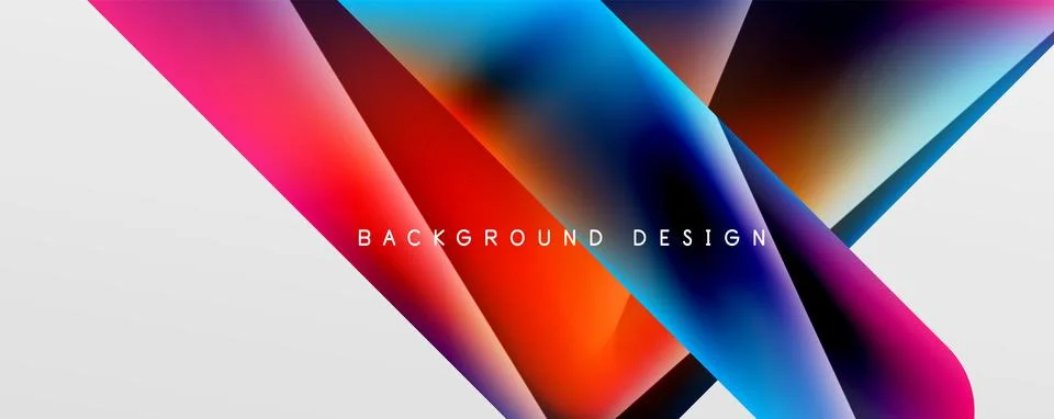 Triangle fluid color gradient abstract background. Vector Illustration For Stock Illustration