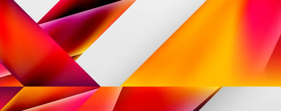 Triangle fluid color gradient abstract background. Vector Illustration For Stock Illustration