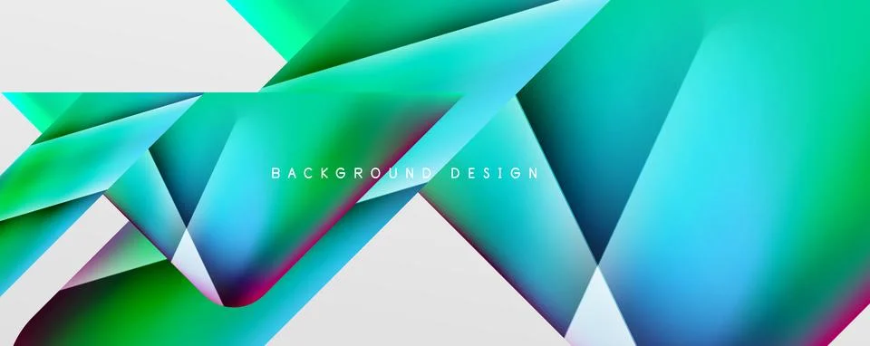 Triangle fluid color gradient abstract background. Vector Illustration For Illustrazione stock