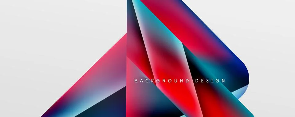 Triangle fluid color gradient abstract background. Vector Illustration For Stock Illustration