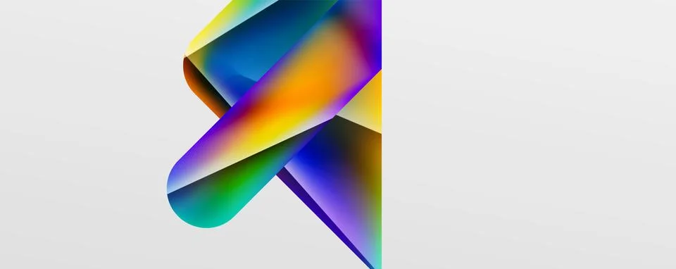 Triangle fluid color gradient abstract background. Vector Illustration For Stock Illustration