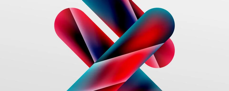 Triangle fluid color gradient abstract background. Vector Illustration For Stockillustratie