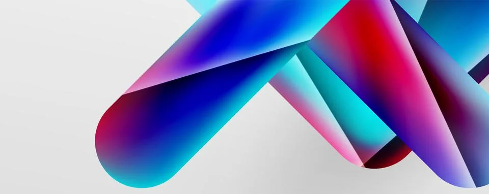 Triangle fluid color gradient abstract background. Vector Illustration For 스톡 일러스트