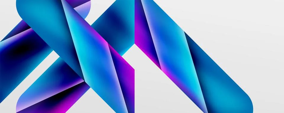 Triangle fluid color gradient abstract background. Vector Illustration For Stock Illustration