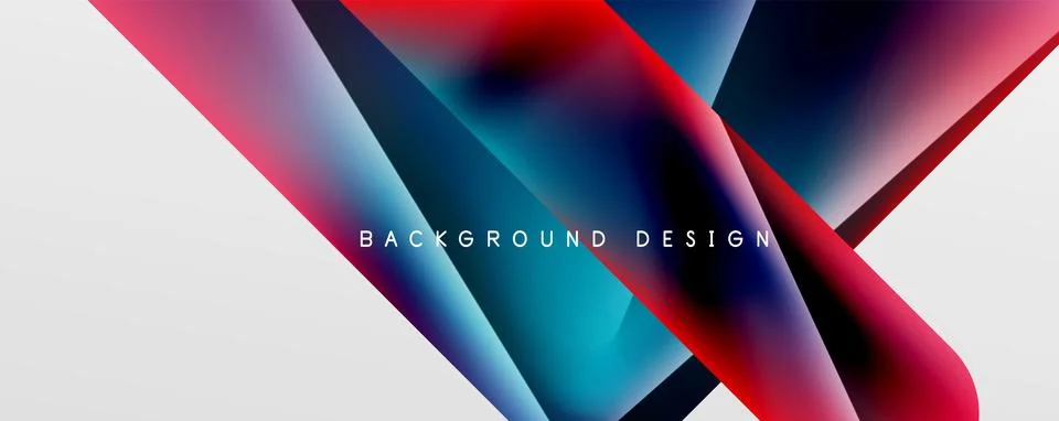 Triangle fluid color gradient abstract background. Vector Illustration For Stock Illustration