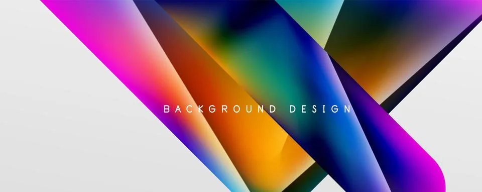 Triangle fluid color gradient abstract background. Vector Illustration For Stock Illustration