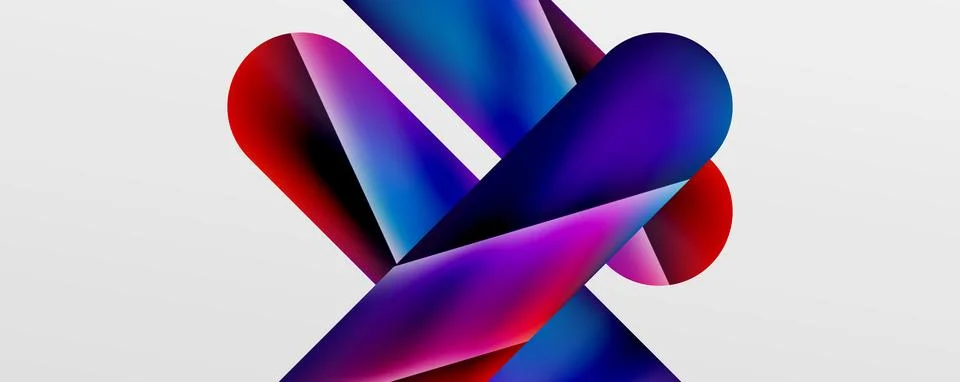 Triangle fluid color gradient abstract background. Vector Illustration For Stock Illustration