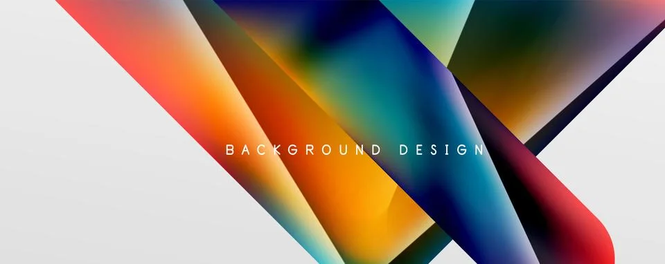 Triangle fluid color gradient abstract background. Vector Illustration For Stock Illustration