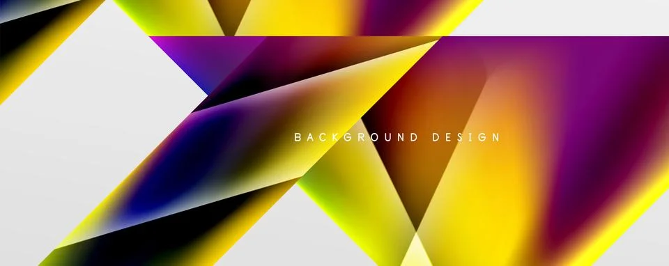Triangle fluid color gradient abstract background. Vector Illustration For 스톡 일러스트