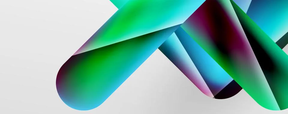Triangle fluid color gradient abstract background. Vector Illustration For Stock Illustration