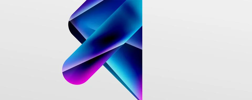 Triangle fluid color gradient abstract background. Vector Illustration For Stockillustratie