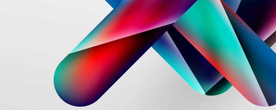 Triangle fluid color gradient abstract background. Vector Illustration For Stock Illustration