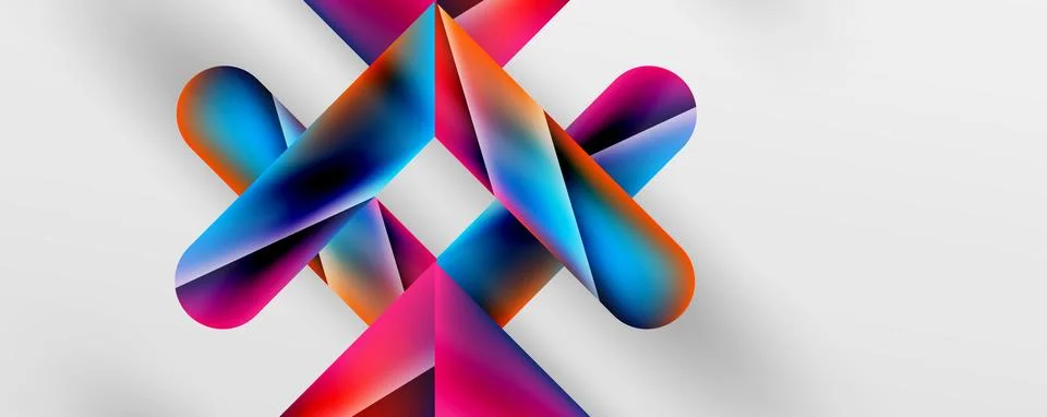 Triangle fluid color gradient abstract background. Vector Illustration For Stock Illustration