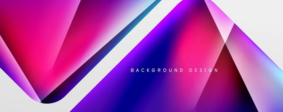 Triangle fluid color gradient abstract background. Vector Illustration For Stock Illustration