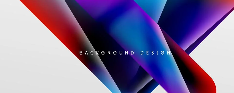 Triangle fluid color gradient abstract background. Vector Illustration For Stock Illustration