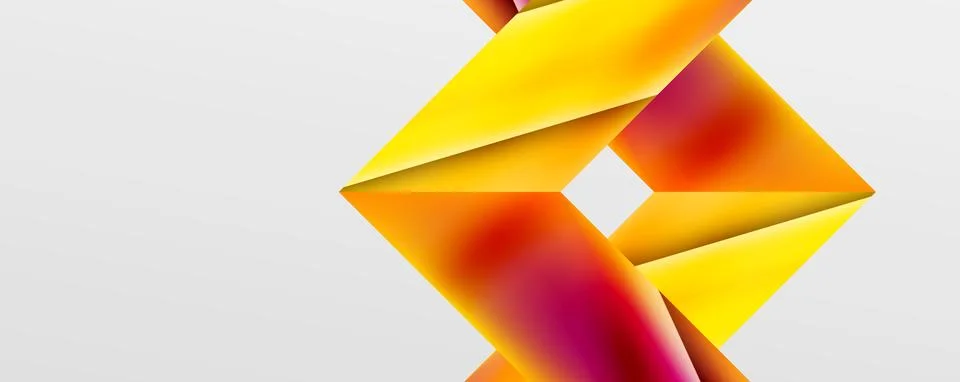 Triangle fluid color gradient abstract background. Vector Illustration For Stock Illustration