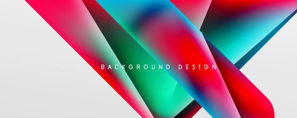 Triangle fluid color gradient abstract background. Vector Illustration For Stock Illustration