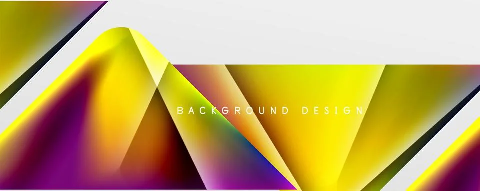 Triangle fluid color gradient abstract background. Vector Illustration For Stock Illustration