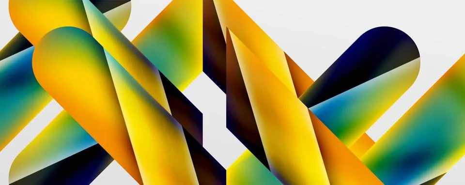 Triangle fluid color gradient abstract background. Vector Illustration For Stock Illustration