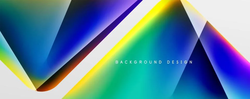 Triangle fluid color gradient abstract background. Vector Illustration For Stock Illustration