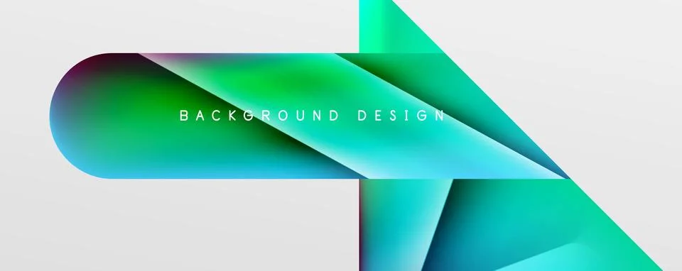 Triangle fluid color gradient abstract background. Vector Illustration For 스톡 일러스트