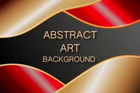 Triangle frame with golden ribbon elements and glitter light effect decoration 스톡 일러스트