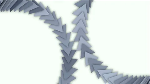 Triangle gear arrow card,technology science,zipper chains geometry recycling. Stock Footage 5500663