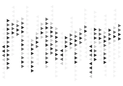 Triangle geometric abstract background. Dynamic shapes composition. Stock Illustration