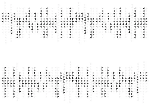 Triangle geometric abstract background. Dynamic shapes composition. Stock Illustration