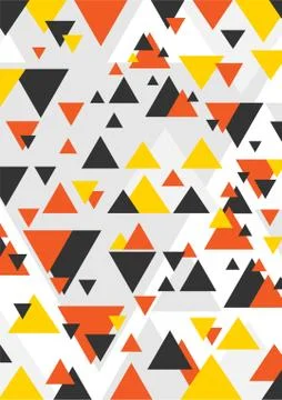 Triangle geometric abstract background Stock Illustration