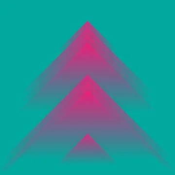 Triangle geometric abstract illustration Stock Illustration