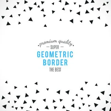 Triangle geometric background. Vector illustration Stock Illustration
