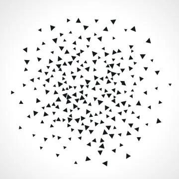 Triangle geometric background. Vector illustration Stock Illustration